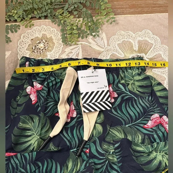 Free People Sandrine Rose Bush Pants Size Small NWT $158 - Picture 10 of 13